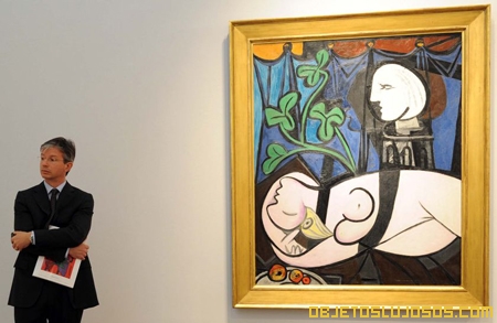 Picasso desnudo hojas verdes y busto 1