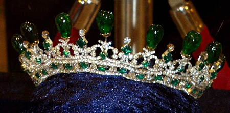 Tiara de Esmeraldas