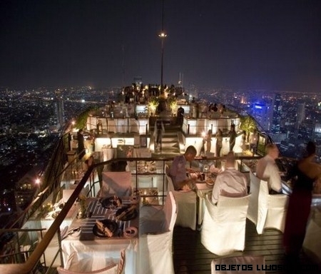 Moon-bar: terraza de lujo en Bangkok