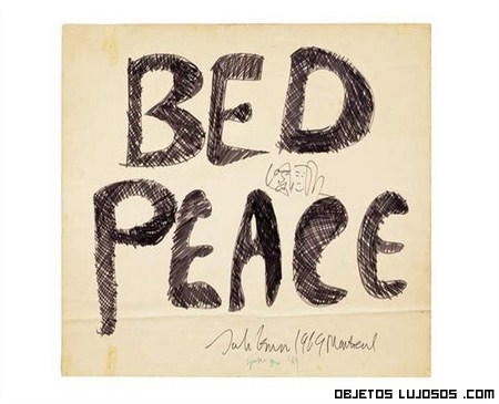 Pancarta de John Lennon, subastada