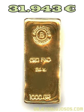 Lingote de Oro de 30.000 Euros