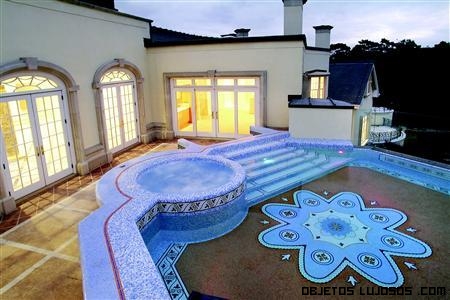 piscina de la masión