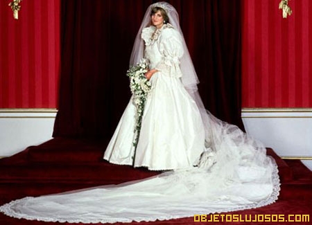 Vestido de novia de la Princesa Diana